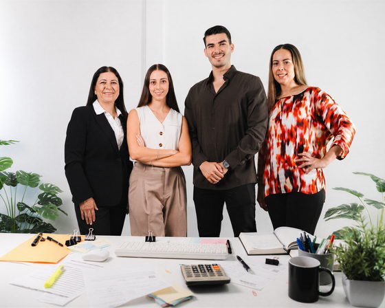 El equipo de Espacio Contable en su oficina de Los Altos de Jalisco